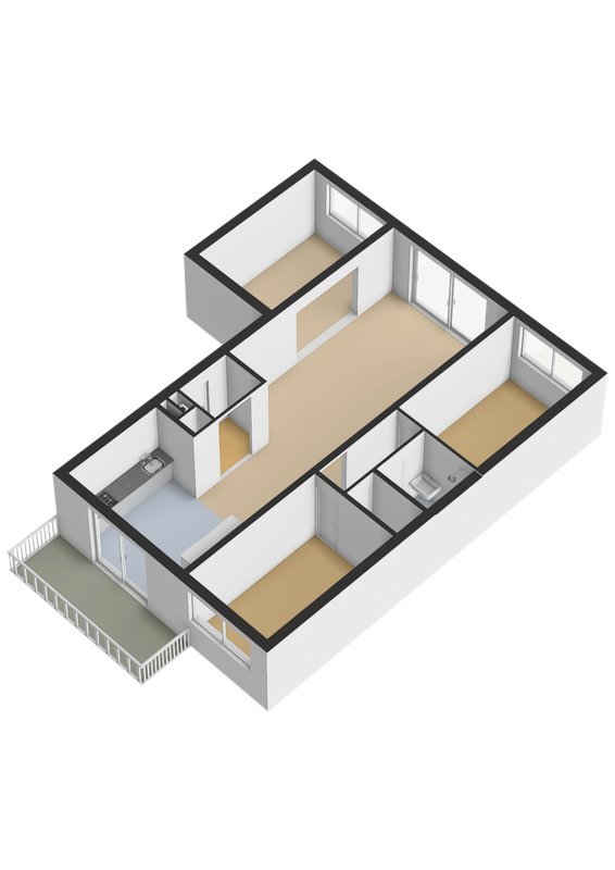 Walenburgstraat 136 Floorplan Blur 1