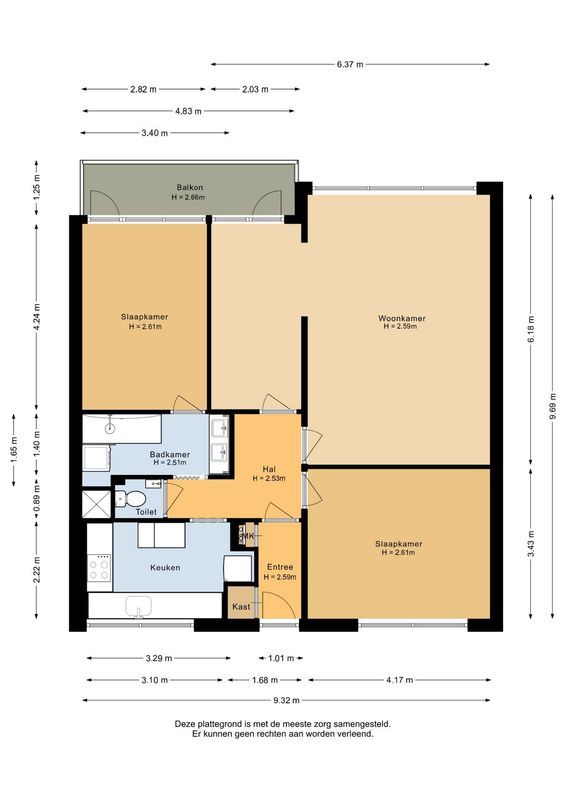 Hobokenstraat 69 Floorplan Blur 0