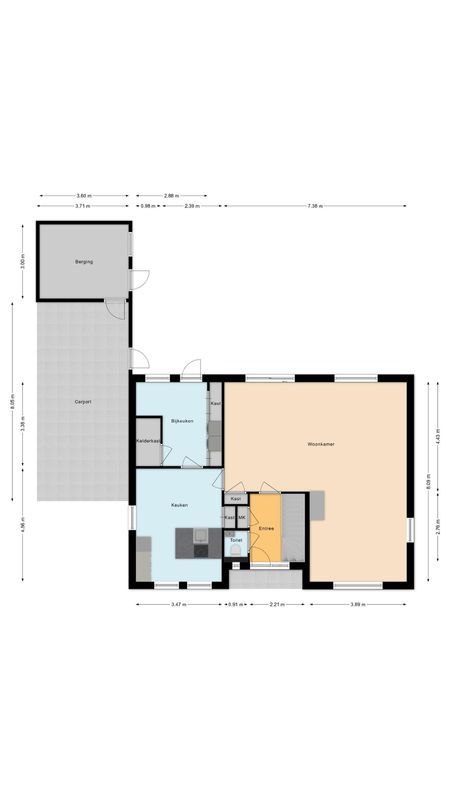 Veenstraat 16 Floorplan Blur 0