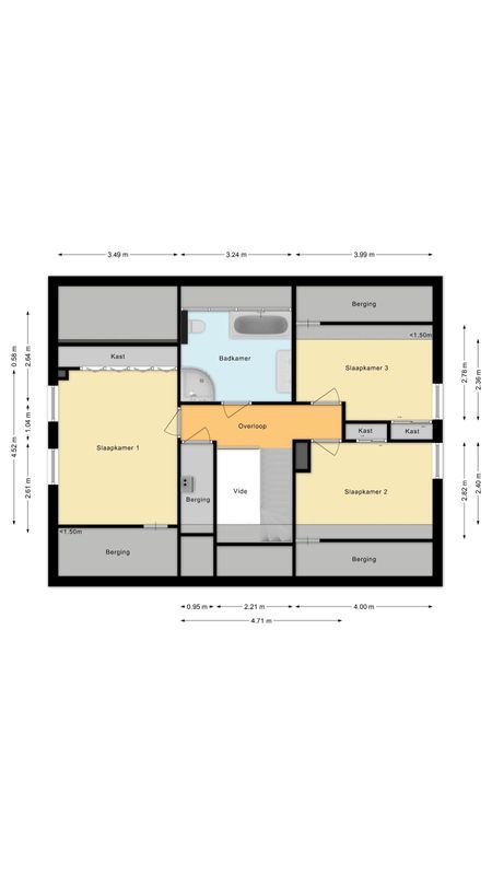 Veenstraat 16 Floorplan Blur 1