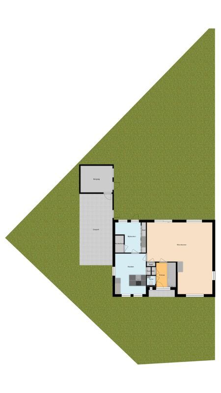 Veenstraat 16 Floorplan Blur 2