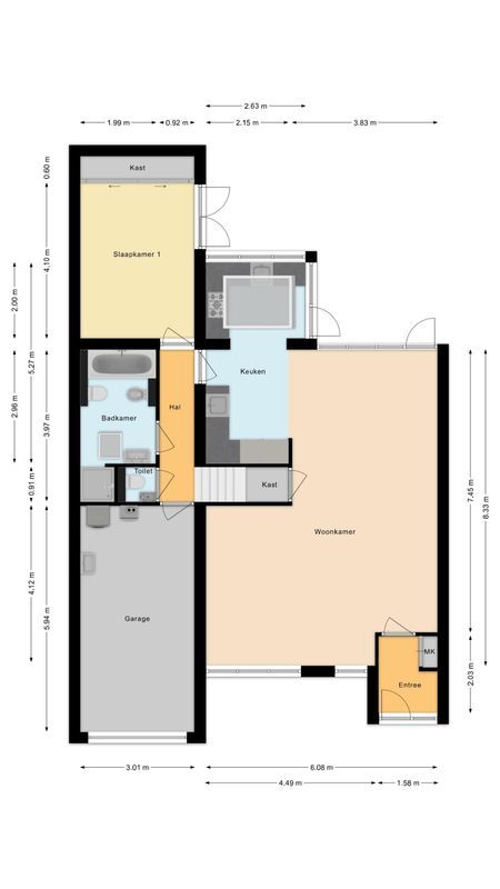 Pastoor van Dijkplein 5 Floorplan Blur 0