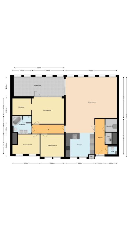 Julianastraat 42 - C Floorplan Blur 2