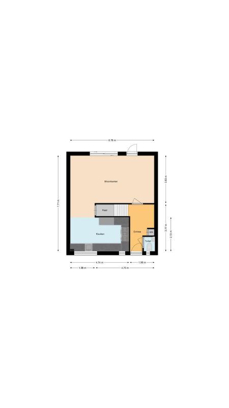 Hoeksestraat 45 Floorplan Blur 0