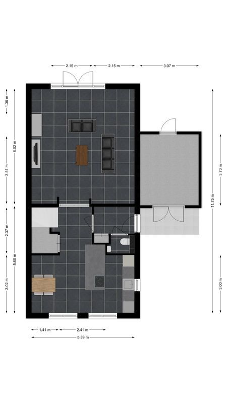 Zeelststraat 15 Floorplan Blur 1