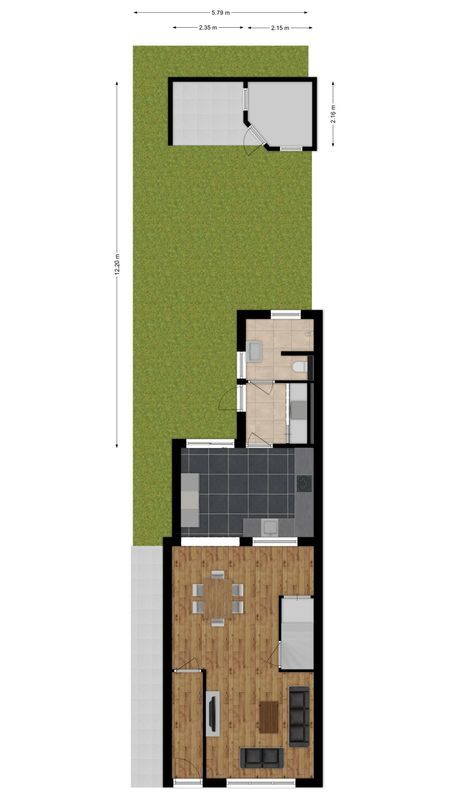 Kruisstraat 23 Floorplan Blur 0