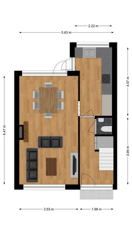 Everjachtstraat 25 Floorplan Blur 1