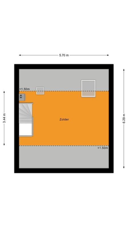 Simon Vestdijkstraat 47 Floorplan Blur 3