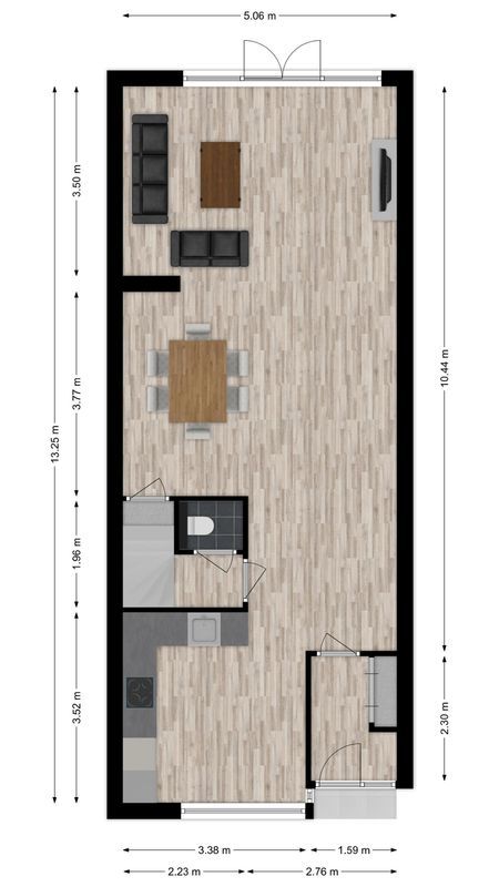 Spakenburglaan 110 Floorplan Blur 1