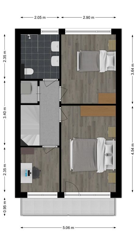 Spakenburglaan 110 Floorplan Blur 2