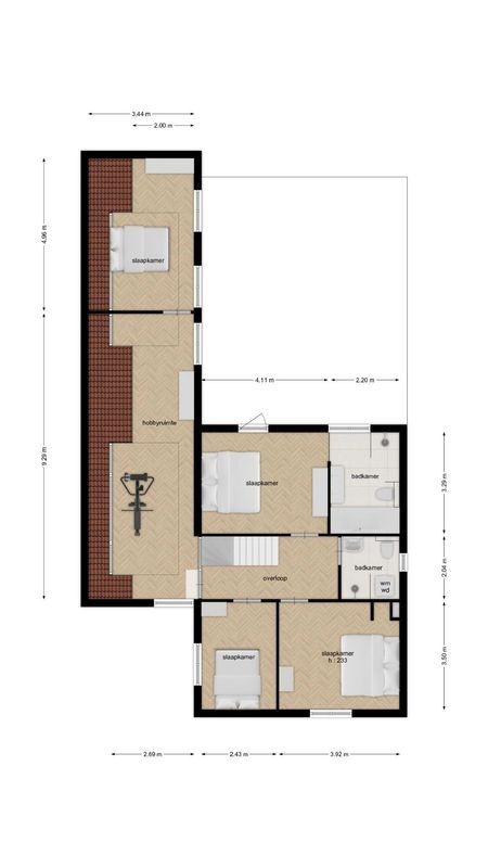 Montenslaan 26 Floorplan Blur 1