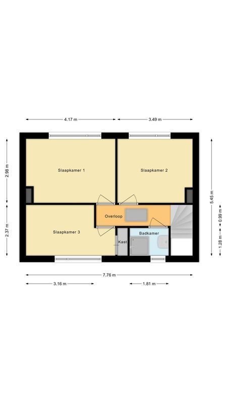 Ruysdaelstraat 55 Floorplan Blur 1