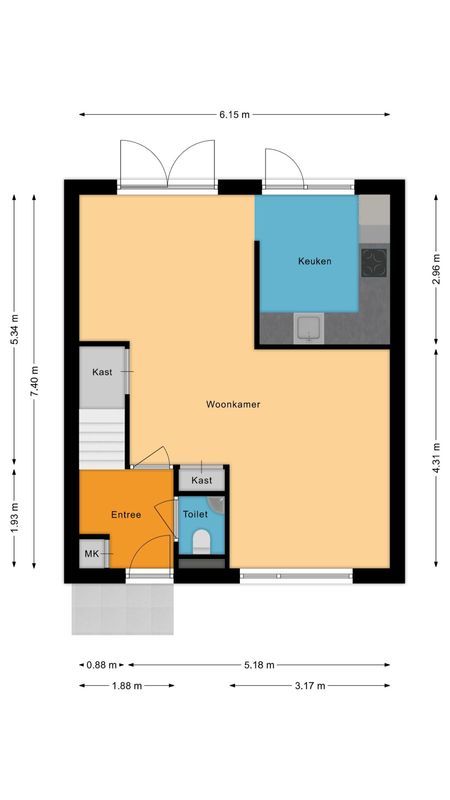Wagnerstraat 8 Floorplan Blur 0