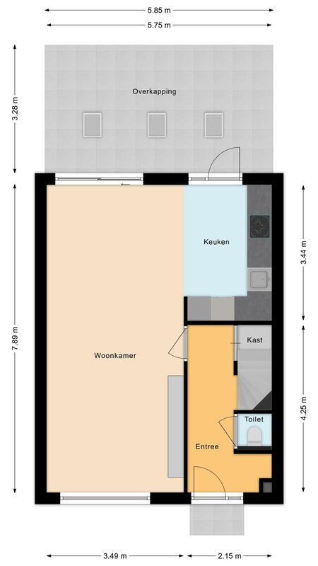 Anderlechtstraat 14 Floorplan Blur 1