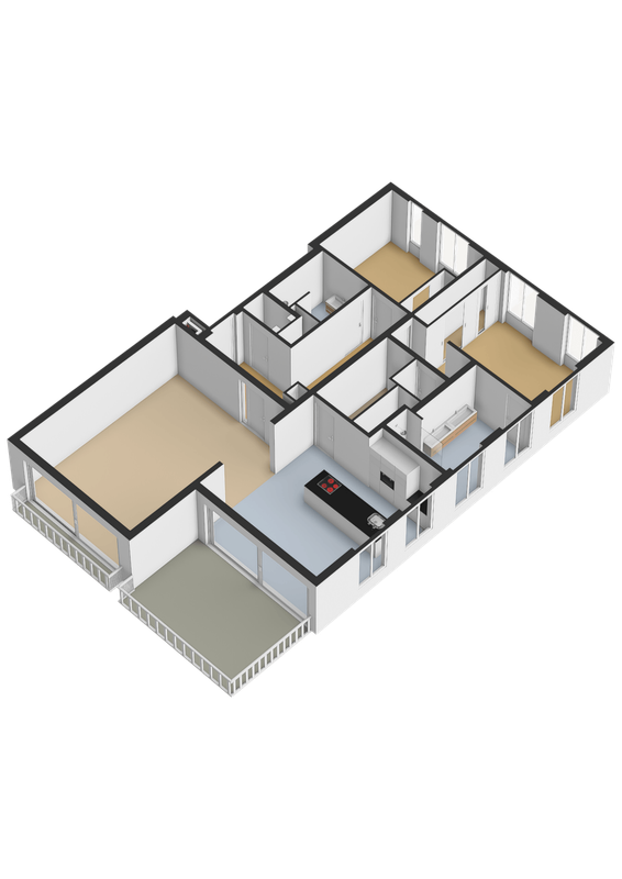 Aida de Mirandaplein 91 Floorplan Blur 1