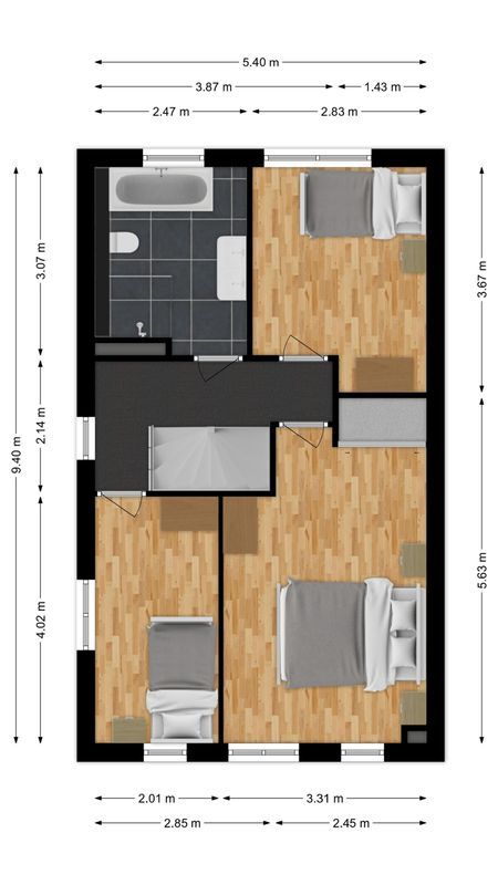 Durendaelweg 71 Floorplan Blur 1