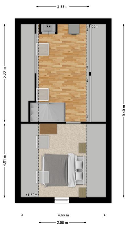 Durendaelweg 71 Floorplan Blur 3