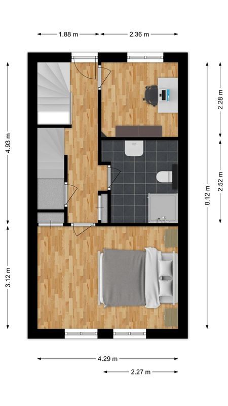 Molenstraat 23 Floorplan Blur 1
