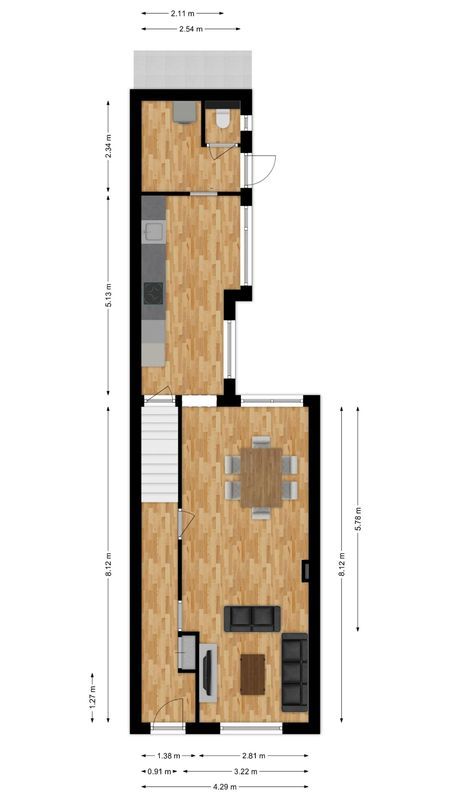Molenstraat 23 Floorplan Blur 0