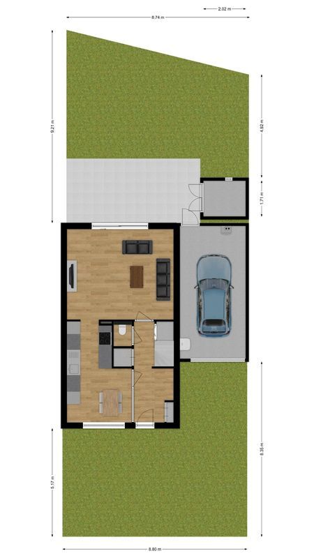 Megenstraat 151 Floorplan Blur 2