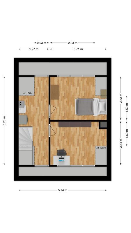Perosistraat 30 Floorplan Blur 4
