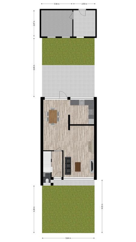 Perosistraat 30 Floorplan Blur 3
