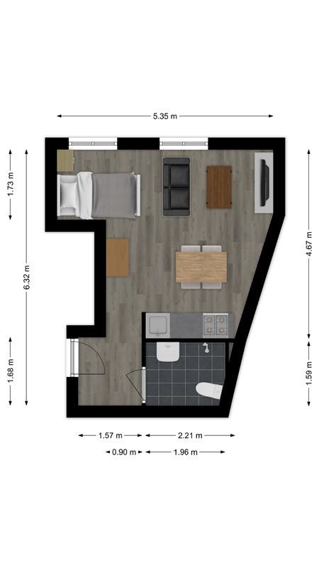 Korvelseweg 61 - 06 Floorplan Blur 0