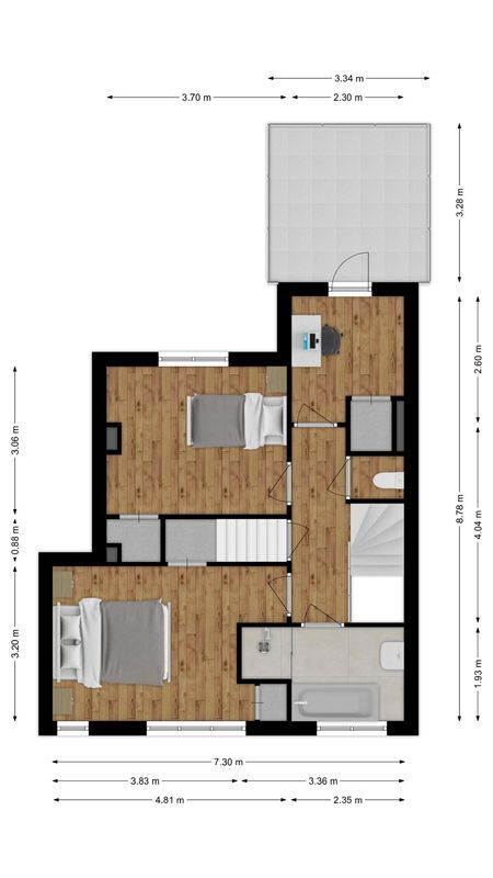 Valentijnstraat 14 Floorplan Blur 1