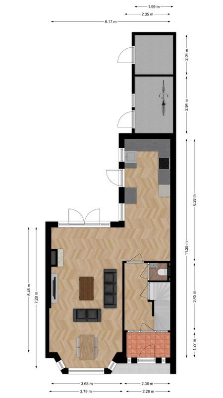 Valentijnstraat 14 Floorplan Blur 0