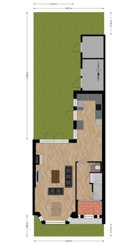 Valentijnstraat 14 Floorplan Blur 3