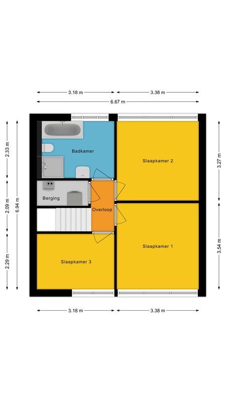 Jupiterlaan 6 Floorplan Blur 1