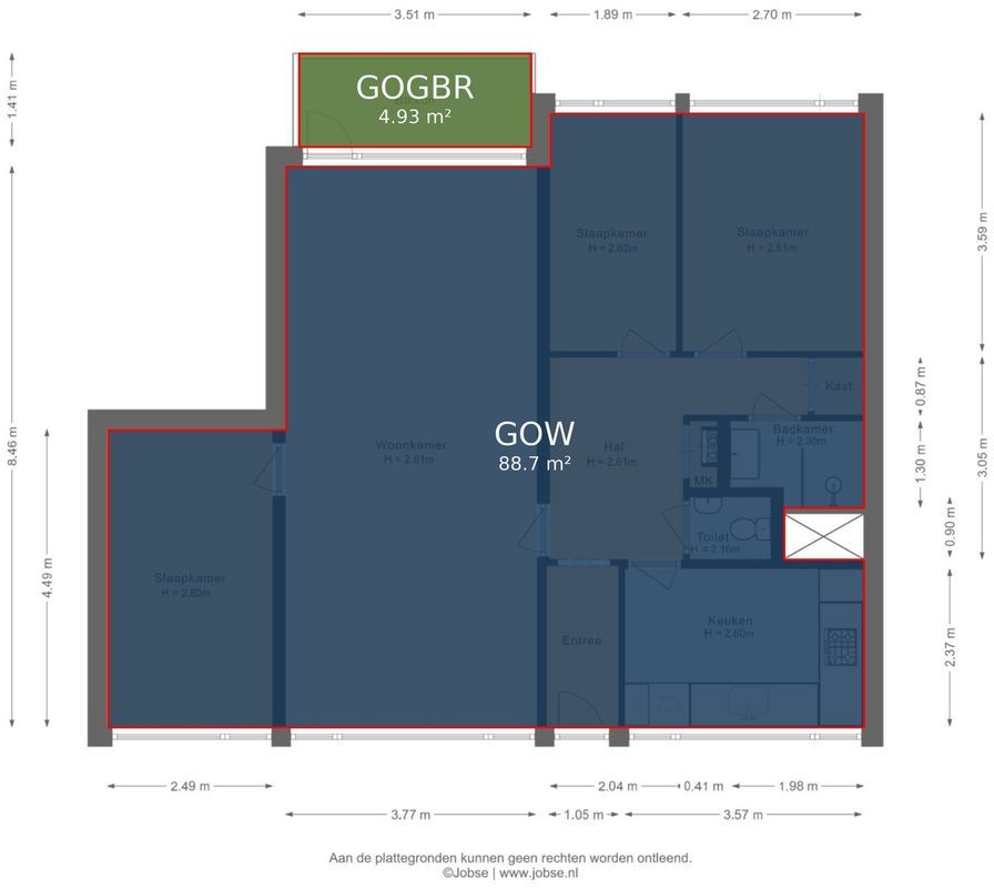 Kasterleestraat 294 Floorplan Blur 2