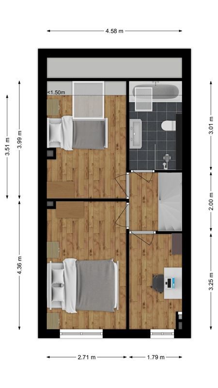 Benthuizenstraat 16 Floorplan Blur 1