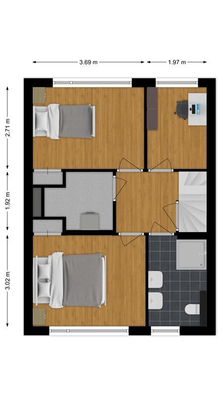 Dr. Donker Curtiusstraat 6 Floorplan Blur 1