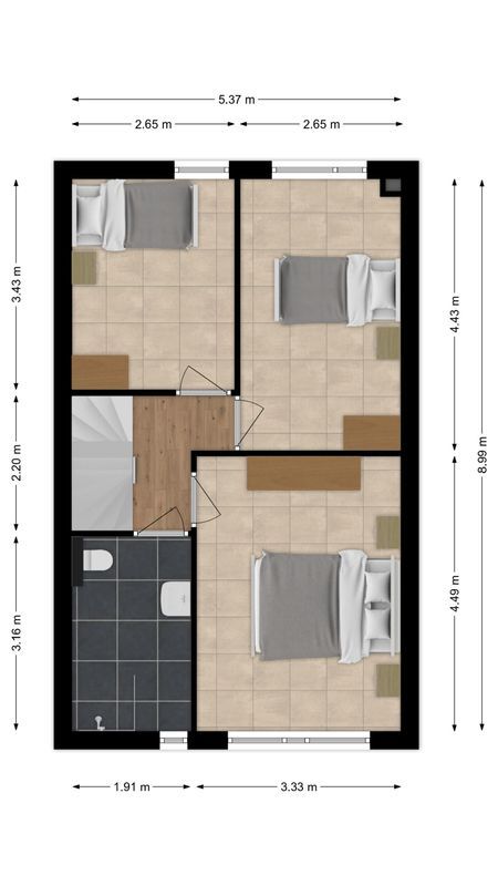 Doesburgstraat 83 Floorplan Blur 1