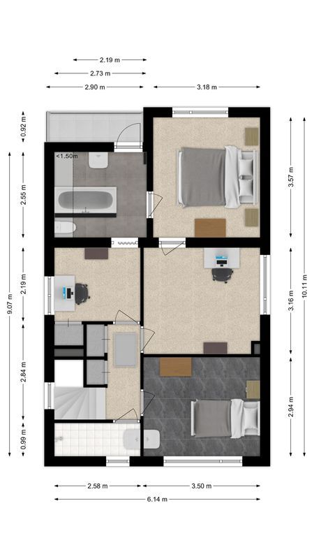 Korenbloemstraat 1 Floorplan Blur 1