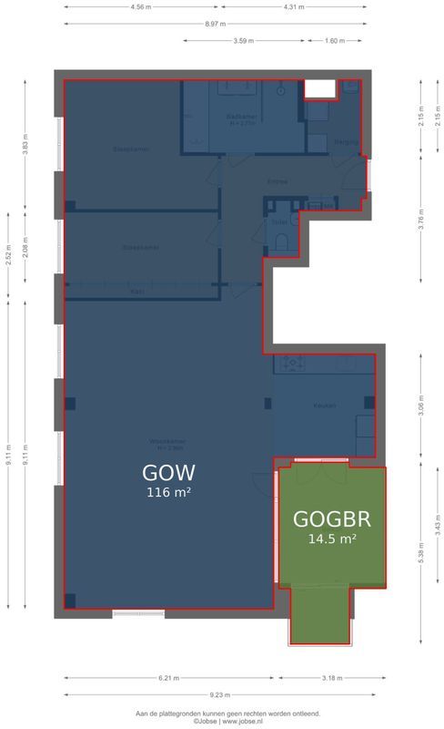 Wijngaardhof 20 Floorplan Blur 2