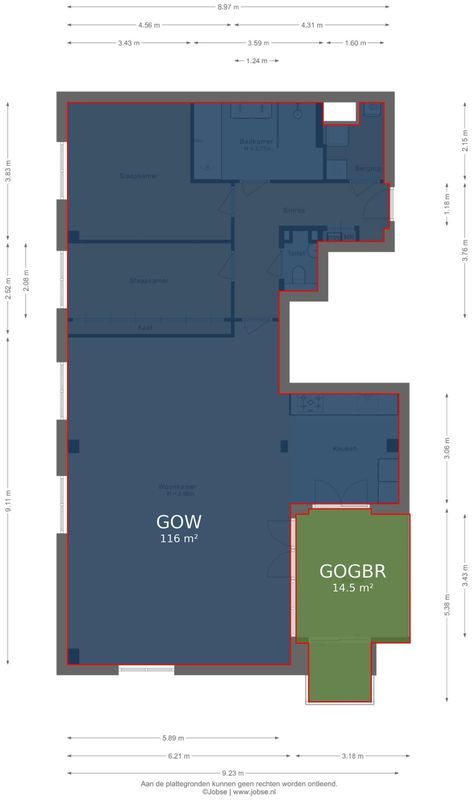 Wijngaardhof 20 Floorplan Blur 2