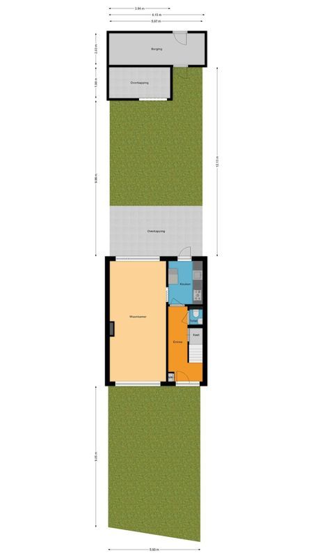 Leliestraat 13 Floorplan Blur 2