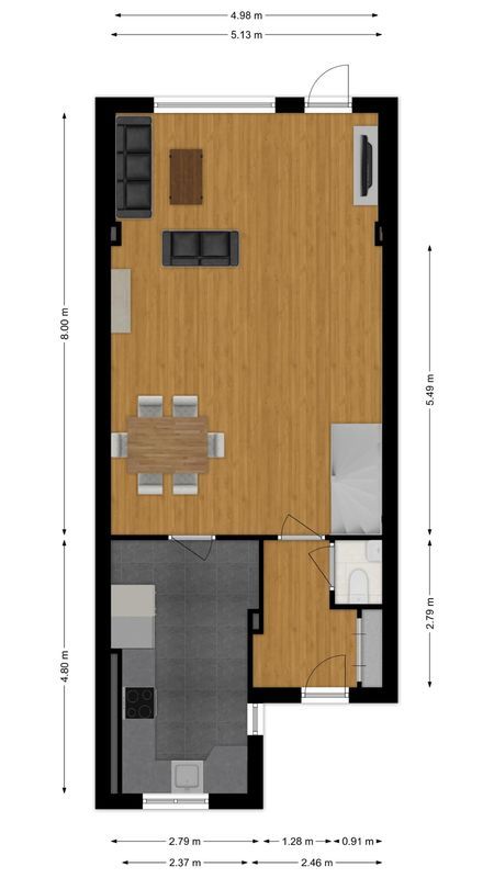 Giethoornsingel 5 Floorplan Blur 0