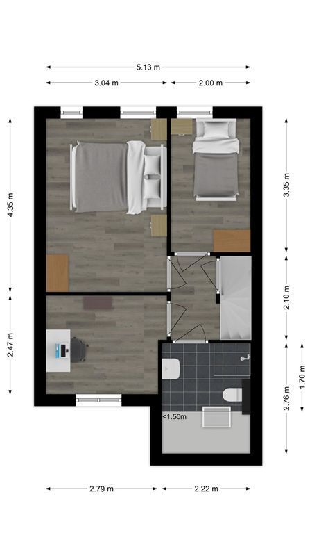 Giethoornsingel 5 Floorplan Blur 1