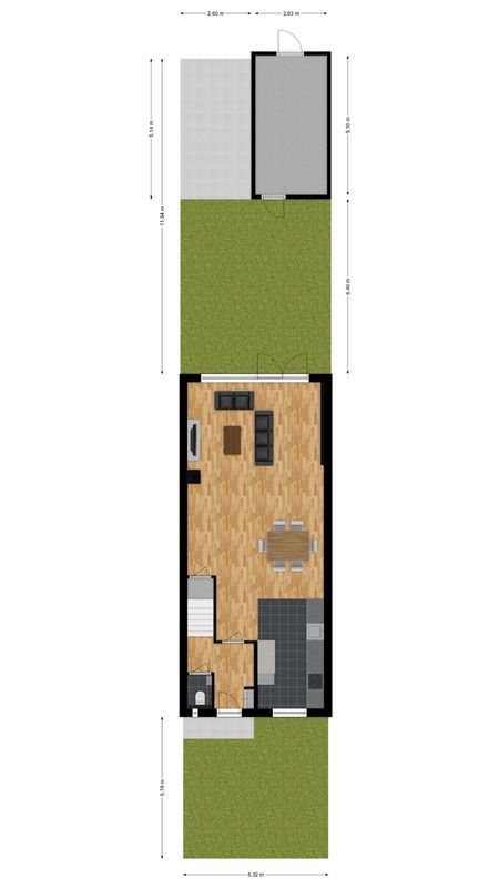 Kasteel Twikkelstraat 57 Floorplan Blur 2
