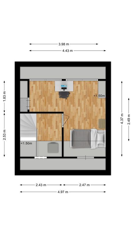 Kasteel Twikkelstraat 57 Floorplan Blur 3