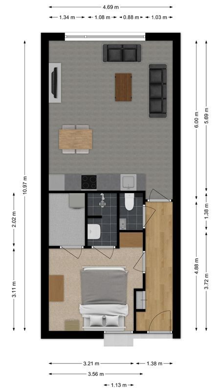 Scharwoudestraat 102 Floorplan Blur 1