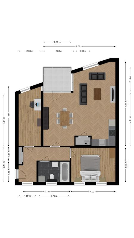 Kardinaal van Rossumstraat 76 Floorplan Blur 0