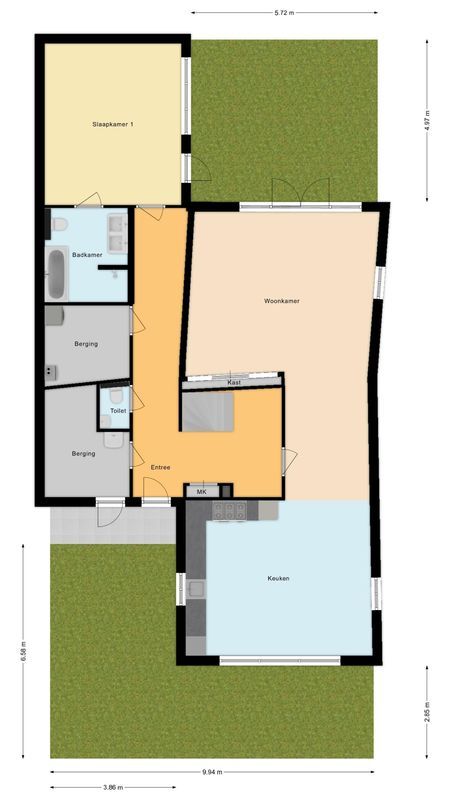 Dokter Kochstraat 8 Floorplan Blur 2