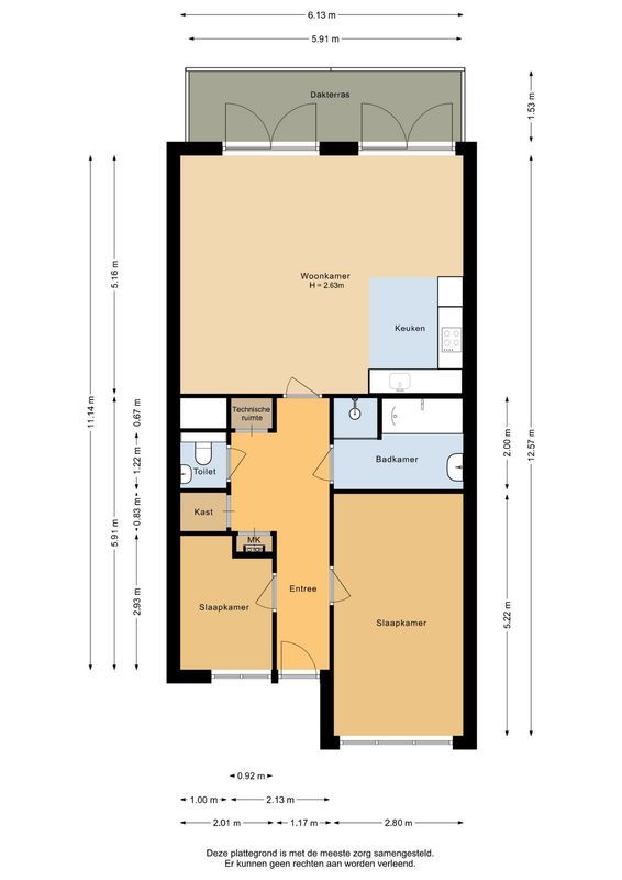 Meerten Verhoffstraat 10 - D23 Floorplan Blur 2