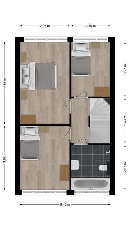 Vlagtweddestraat 133 Floorplan Blur 1