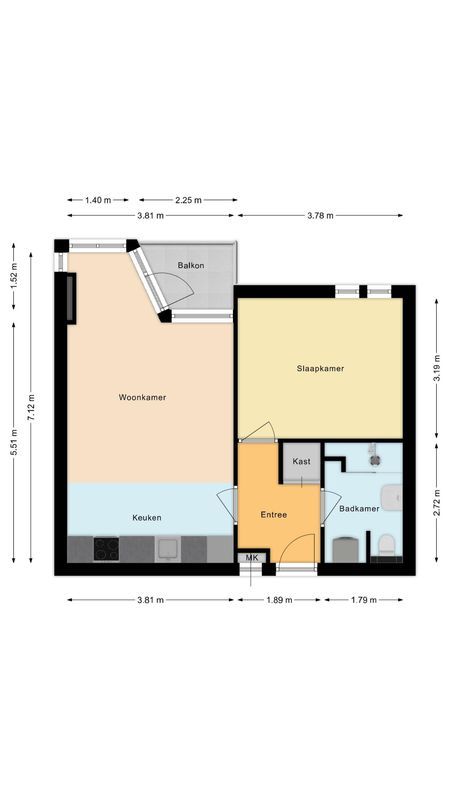 Teteringsedijk 146 - B3 Floorplan Blur 0