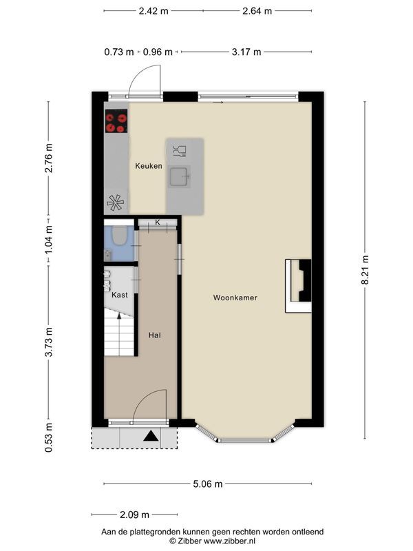 Eggestraat 18 Floorplan Blur 1